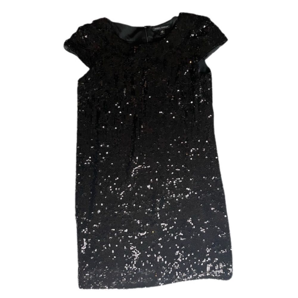 Banana Republic Black Sequin Dress